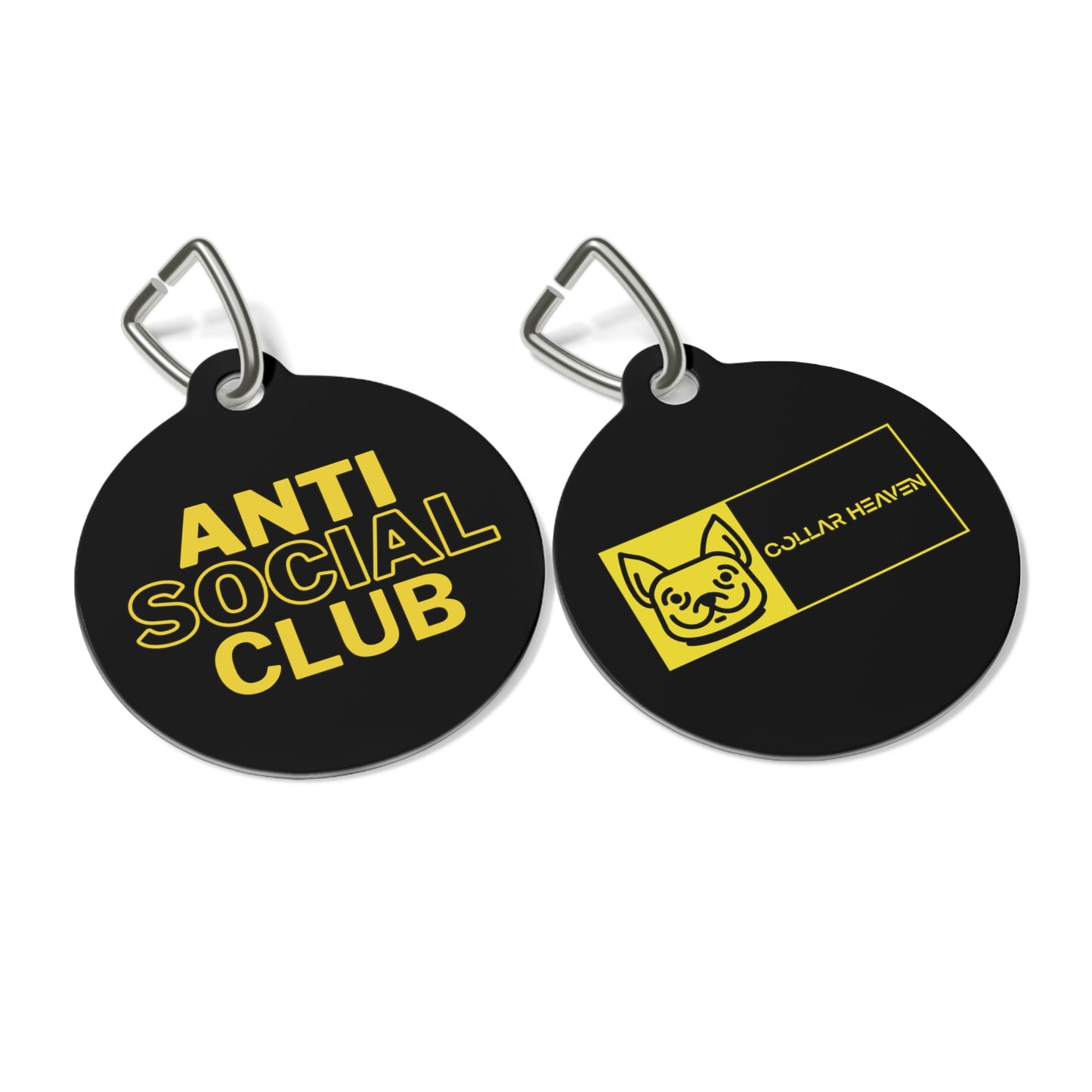 Anti Social Club Pet Tag