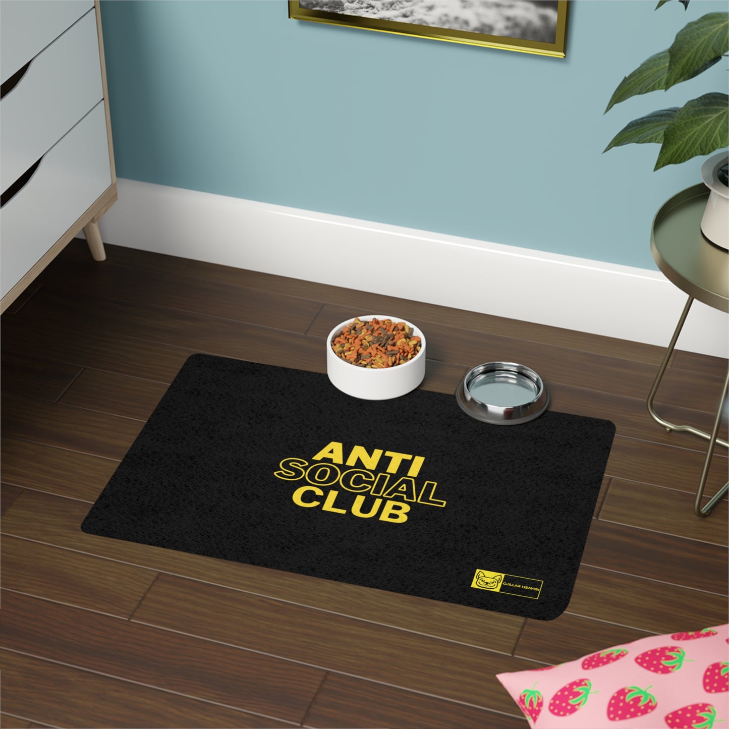 Anti Social Club Pet Food Mat (12x18)