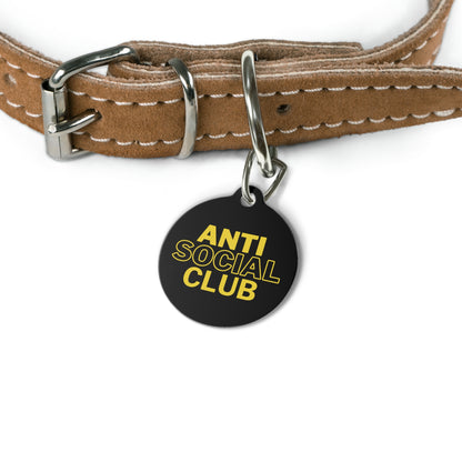 Anti Social Club Pet Tag